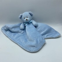 Blankets And Beyond Bear Blue Lovey  plush toy blanket Security Lovie - $9.73