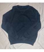 Polo Ralph Lauren Pullover Sweater Gray Logo Men’s SZ L U80 - $471.03 MXN