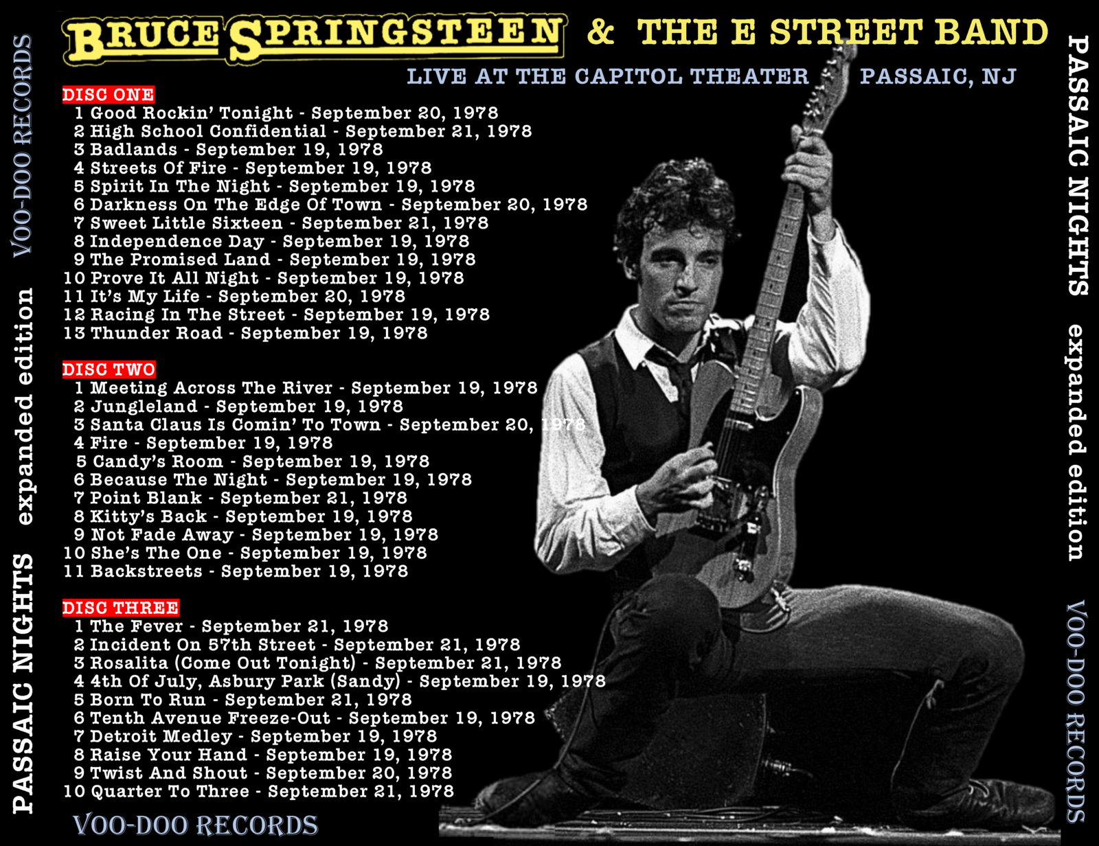 Bruce Springsteen - Passaic Nights 3-CD Live Capitol Theater Piece De Resistance Item image 2