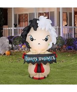 Gemmy Nightmare Before Christmas Cruella De Vil Halloween Inflatable Lig... - $742.19 MXN