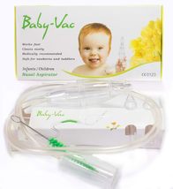 BABY-VAC Infant, Toddler,Premium Grade Nasal Aspirator - £11.79 GBP