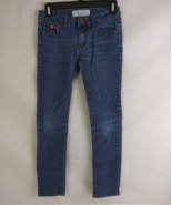 Vigoss Jeans Distressed Whiskered Embroidered Straight Leg Jeans Size 10 - $14.80