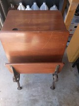Antique American Seating Co. Childrens School Desk #3 w Cast Iron Base N... - $118.80