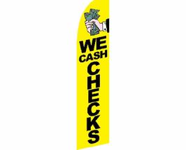 K&#39;s Novelties We Cash Checks Yellow/Black Swooper Super Feather Advertis... - £19.81 GBP