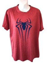 Men&#39;s MED The Amazing Spiderman 2 Red Spider Short Sleeve T Shirt 2015 - £13.38 GBP