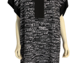 Calvin Klein Black and White Print V neck Sleeveless Dress Sz 22W - £30.27 GBP