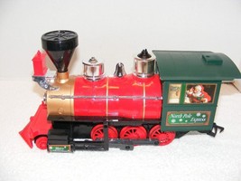 Eztec North Pole Express Christmas Railroad Company Santa Claus Locomotive - £15.81 GBP