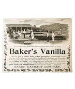 Baker&#39;s Extracts Vanilla Baking 1897 Advertisement Springfield Mass ADBN1A9 - $19.99