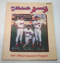 Vintage 1987 NASHVILLE SOUNDS PROGRAM Rob Dibble Cincinnati Reds Minors ... - $14.84