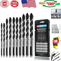 Innovative 10-Piece Drill Bits Set with Anti-Slip Triangle Shank for Sta... - $15.93 CAD