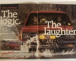 1988 Chevy S10 Blazer 2 Page Vintage Print Ad Advertisement pa11 - £5.45 GBP