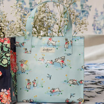 Cath Kidston Small Bookbag Water Resistant Lunch Bag Spring Bunnies Lamb... - $362.22 MXN