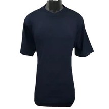 Log-in Uomo Dressy Navy Blue T-Shirt for Men V-Neck Ribbed Pattern Sizes... - £27.53 GBP