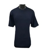 Log-in Uomo Dressy Navy Blue T-Shirt for Men V-Neck Ribbed Pattern Sizes... - £27.43 GBP