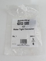 Hubbell-Raco 1/2 in. Trade Size Steel Water Tight Connector 2462-5 (2-Pack) - £12.44 GBP