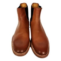 Floyd Mens Leather Shoe Boot Size 13 Brown  Pull Stretch Side Panels Mexico - £62.58 GBP