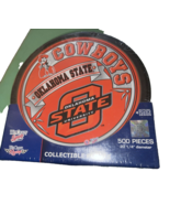 Oklahoma State University Cowboys Puzzle Tin 500 Pieces 20 1/4&quot; Diameter - £7.80 GBP