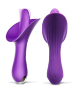 Clit Licking Tongue Sucking Vibrator G-Spot Oral Massager Sex Toys For W... - $12.99