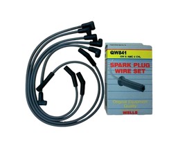 QW841 Spark Plug Wire Set 4 cyl. Chevrolet Pontiac GM AMC Oldsmobile 1979-1986 - £17.90 GBP