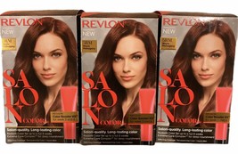 Revlon Salon Color Booster Kit 5RM Warm Mahogany 100% Grey Coverage - LOT OF 3 - $58.40