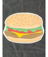 Cheeseburger Sticker - $1.65