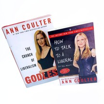 Godless Church of Liberalism &amp; How to Talk to a Liberal Conservative Ann Coulter - £11.65 GBP