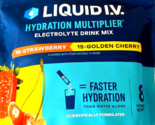 Liquid I.V. Hydration Multiplier Electrolyte Drink Strawberry Golden Che... - $42.26