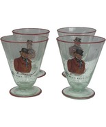 Charles Dickens Mr. Micawber Bubble Glass Cordial Wine Glasses Ever Expe... - £29.74 GBP