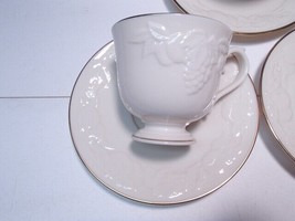 2 sets Lenox Fruits of Life Cup and Saucer Excellent Condition ~ 2 cups ... - £10.38 GBP