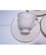 2 sets Lenox Fruits of Life Cup and Saucer Excellent Condition ~ 2 cups ... - $12.99