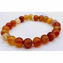 8mm Agate, Red bracelet - $4.79