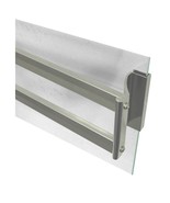 Chrome Sliding Frameless Shower Door Double Towel Bar Kit - 24&quot; long - $36.75