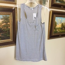 Forever 21 Knit Sleeveless Striped Top Size L NWT - £14.13 GBP