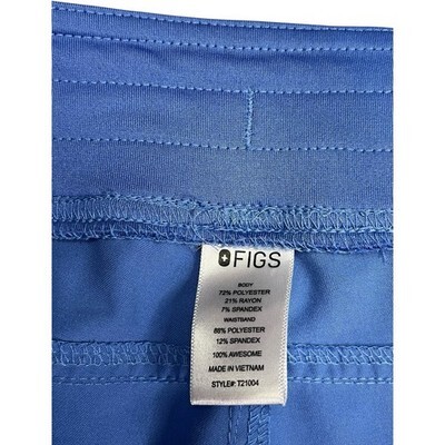 Figs Scrub Pants Womens Medium Blue Kade Cargo Technical Collection Work Uniform Item image 14