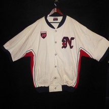 2XL Ninetysix North Baseball Track Warm Up Jacket White Men&#39;s Sz XXL - $39.55