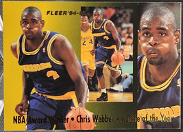 1994-95 Fleer NBA Award Winner Chris Webber #4 *Buy 2 Get 1 - £0.77 GBP