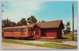 Interurban Trolley No 9 Midwest Old Settlers And Threshers Mt Pleasant Postcard - $14.45