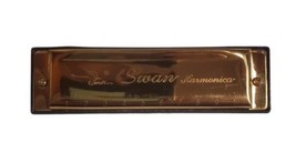 Swan Harmonica 10 Holes Key of C SILVER - NO BOX - £11.53 GBP