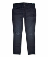 Lucky Brand Men&#39;s Destroy Gainsville Black 100 Skinny Jeans 34W x 30L LB... - $80.57 CAD