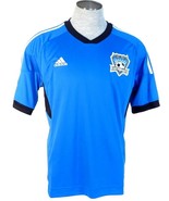 Adidas ClimaCool MLS San Jose Earthquakes Blue Short Sleeve Soccer Jerse... - £87.92 GBP