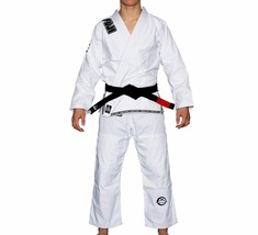 Fuji Submit Everyone Suparaito Mens Brazilian Jiu-Jitsu BJJ Gi - White w/ Black - £110.90 GBP