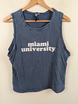 Miami University XL Women&#39;s Tank Top Blue Chicka-D Soft Shirt  - $8.99