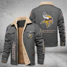 Mens Arctic Camo Vikings  Salute to Service  Minnesota Cotton padded jacket - $88.00