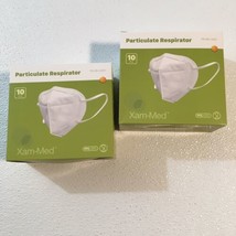 2-10 packs (20) Xam-Med PR-95-U001 PFE 95 %  Particulate Respirators/Masks￼ KN95 - £23.23 GBP