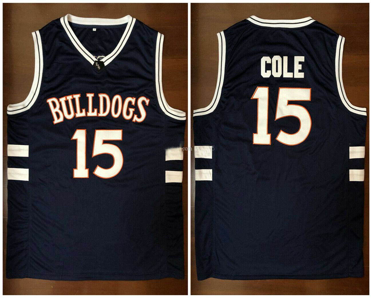 Jermaine Cole #15 Bulldogs High School Basketball Jerseys J.Cole Shirt - $32.67 - $38.61