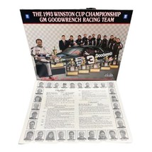 Dale Earnhardt 1993 GM Goodwrench 6 Time Champion Driver Hero Card - £3.38 GBP