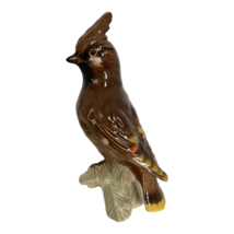 Goebel Waxwing Bird Figurine 1967 West Germany 7&quot; Home Decor Vintage Animal - £23.96 GBP