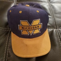Vintage Michigan Wolverines Twins Enterprise Snapback Hat Cap NCAA Bangladesh - £22.84 GBP