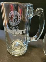 2 GLASS BEER MUGS image 2