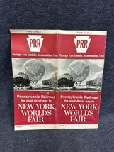 Vtg Pennsylvania Lines Railroad PRR Public Timetable May 25, 1965 NY Worlds Fair - £11.90 GBP